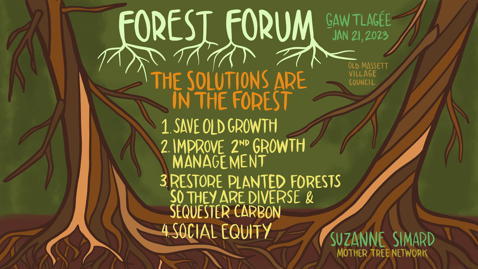 Suzanne Simard, Forest Forum Haida Gwaii